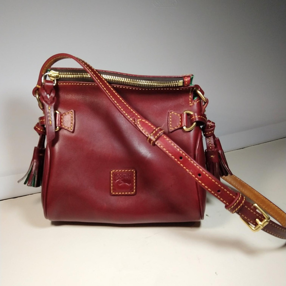 Dooney & Bourke Handbags - Dooney & Bourke Florentine Leather Mini Crossbody